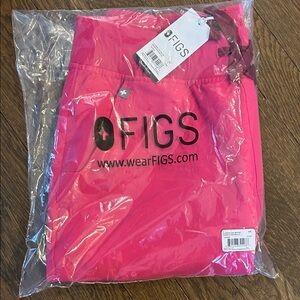 Figs shocking Pink Scrub Pants